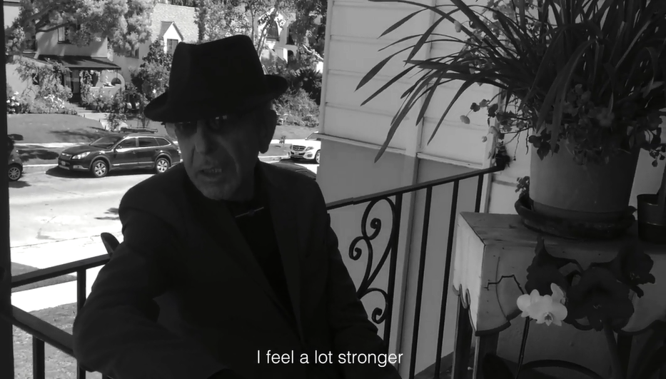 Leonard Cohen - poruszające lyric-video do utworu Travelling Light! 