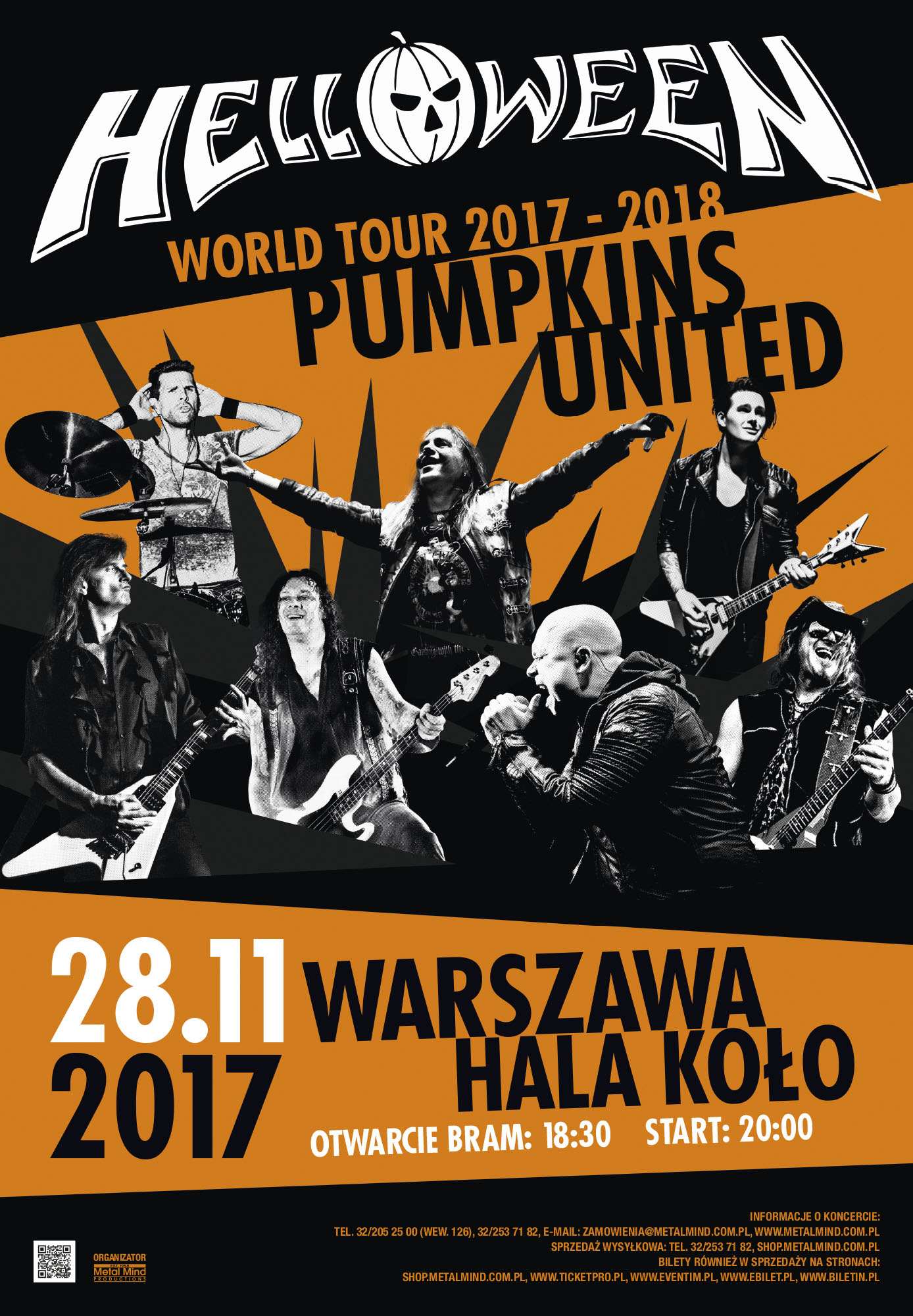 Helloween Pumpkins United w Warszawie! 