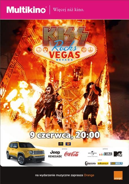 KISS Rocks Vegas premierowo 9 czerwca tylko na Wielkim Ekranie Multikina! 