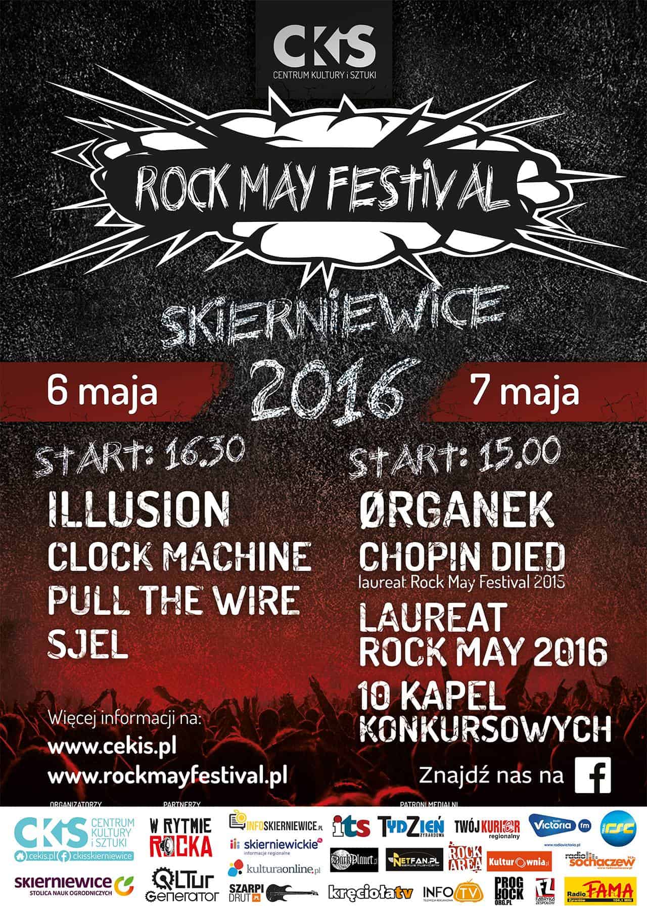 Rock May Festival 2016 znamy program imprezy!