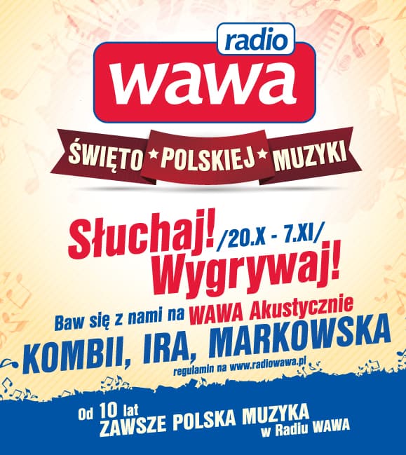 10 lat polskiej muzyki na antenie Radia WAWA 