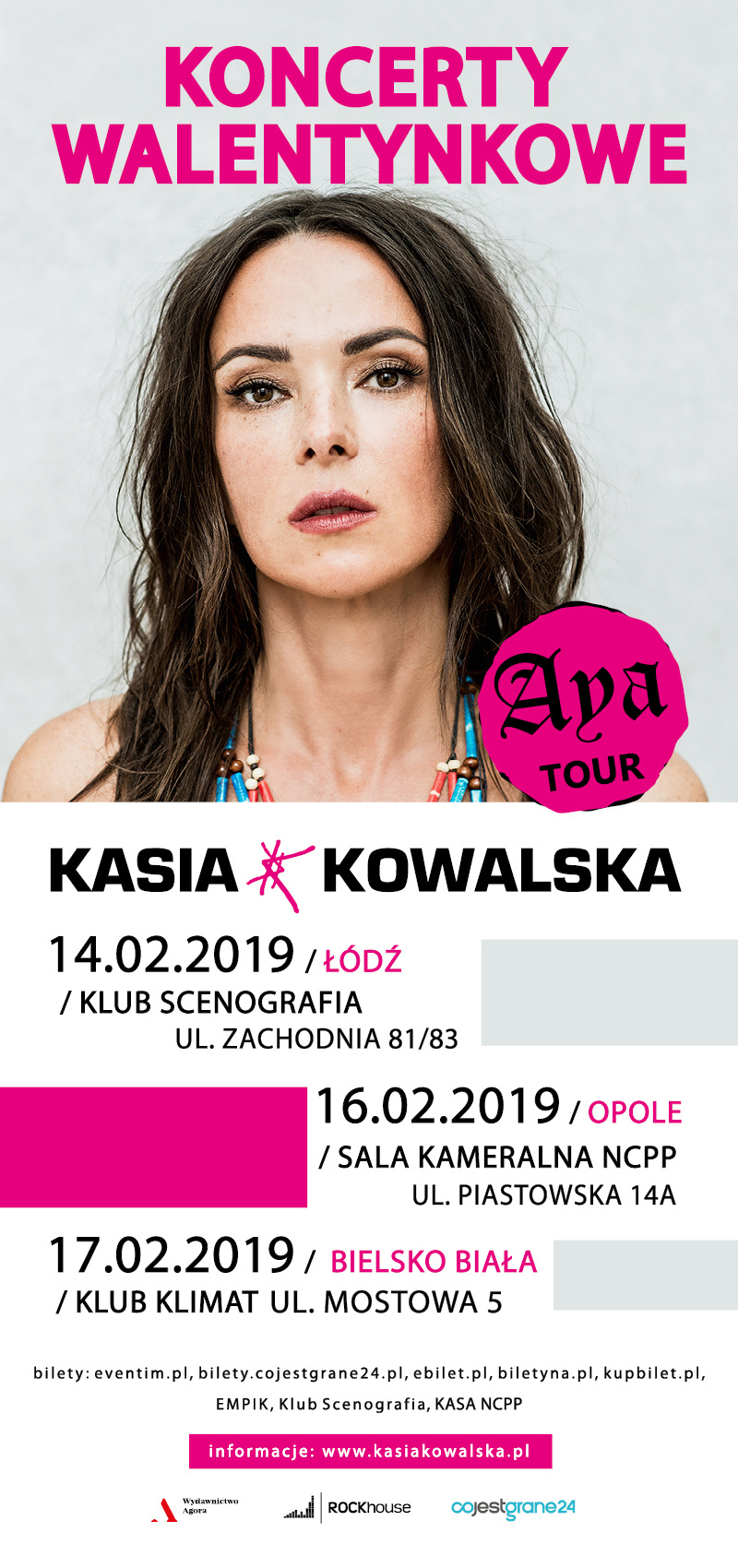 Kasia Kowalska zaprasza na walentynkowe koncerty