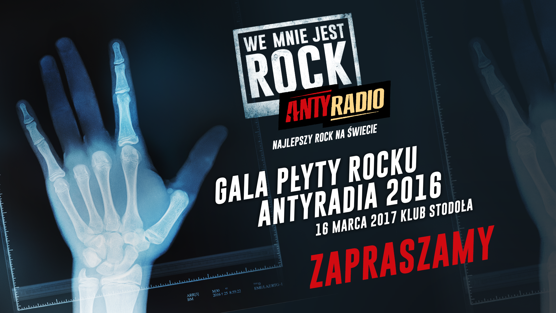 Jutro (16.03.) Gala “Płyta Rocku Antyradia 2016” w warszawskiej Stodole! 
