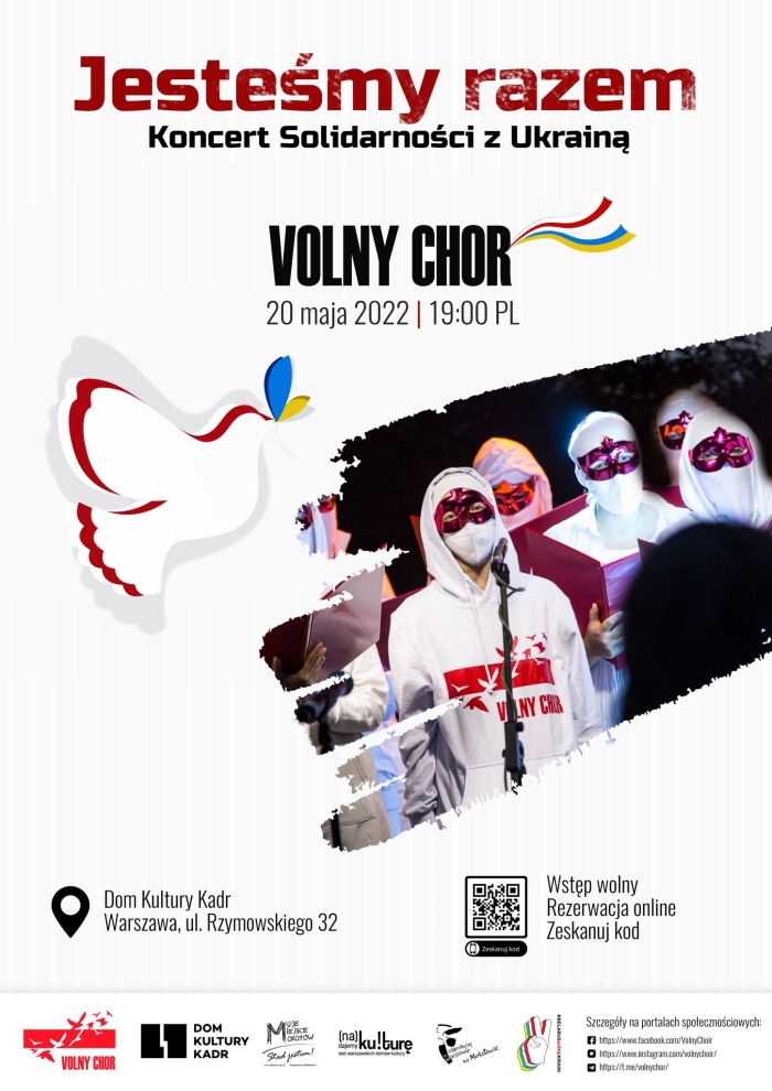 Białoruski Volny Chor ze specjalnym koncertem dla Ukrainy!
