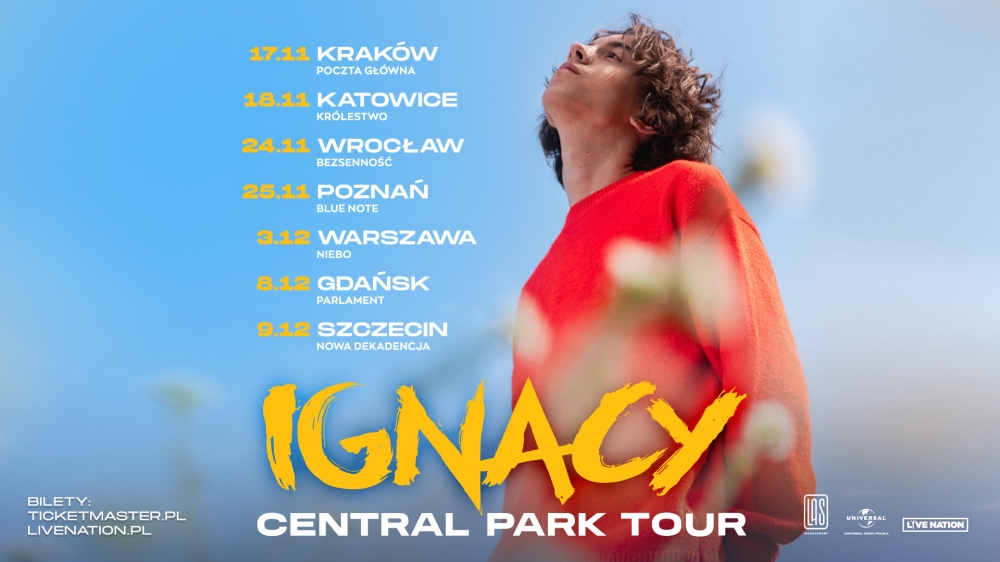 IGNACY rusza w swoją pierwszą trasę koncertową!