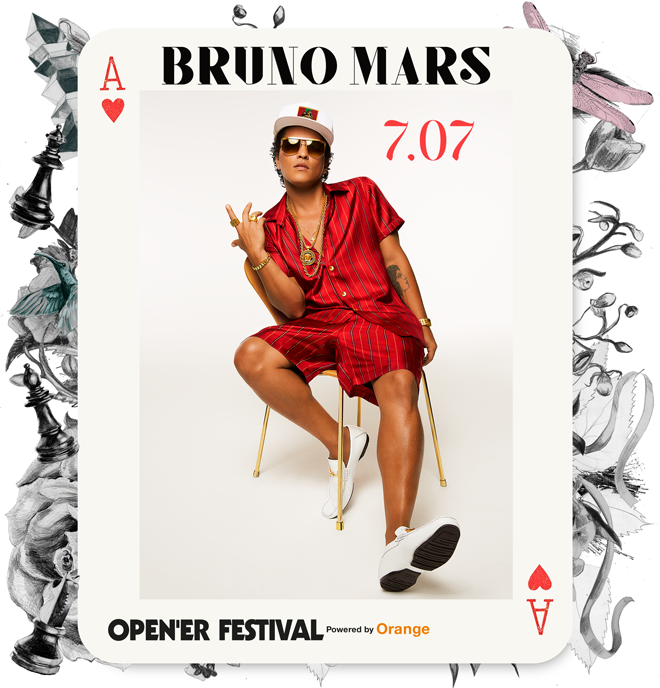 Open’er 2018: Bruno Mars sobotnim headlinerem festiwalu!