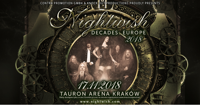 Nightwish w Polsce: Zobacz zapowiedź trasy Decades: Europe 2018
