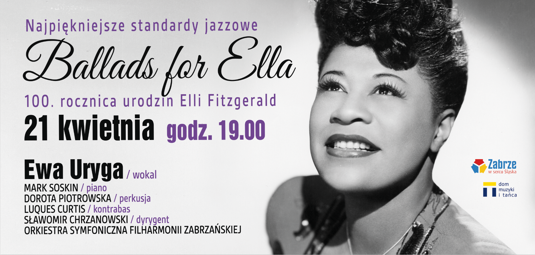 Ballads for Ella- w 100. rocznicę urodzin Elli Fitzgerald!