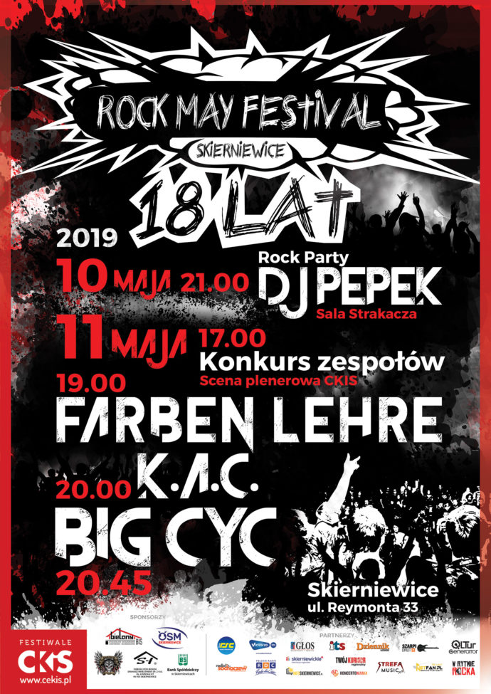 XVIII Rock May Festival już w sobotę