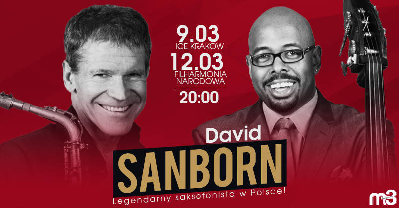 Wybitny amerykański saksofonista David Sanborn zagra dwa koncerty w Polsce