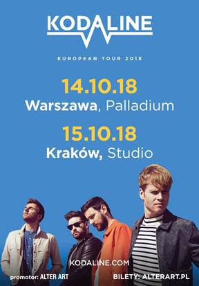 Kodaline - dwa koncerty w Polsce promujące nową płytę zespołu!