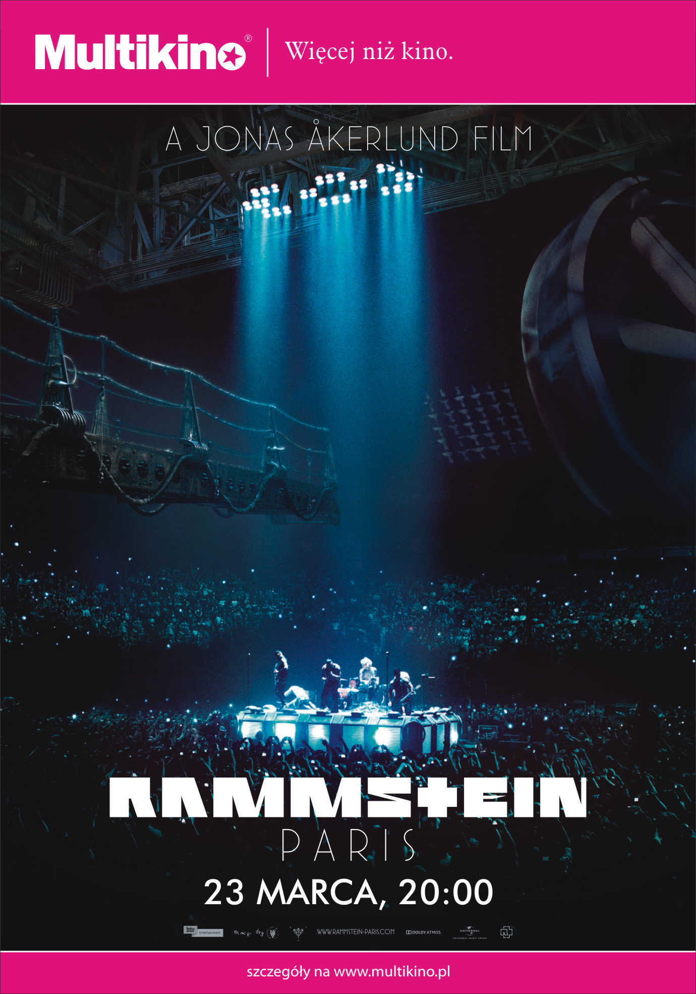Rammstein Paris 23 marca 2017 w Multikinie!