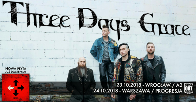 Three Days Grace na dwóch koncertach w Polsce