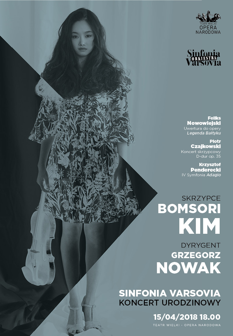 Bomsori Kim i Sinfonia Varsovia. 34. urodziny orkiestry.