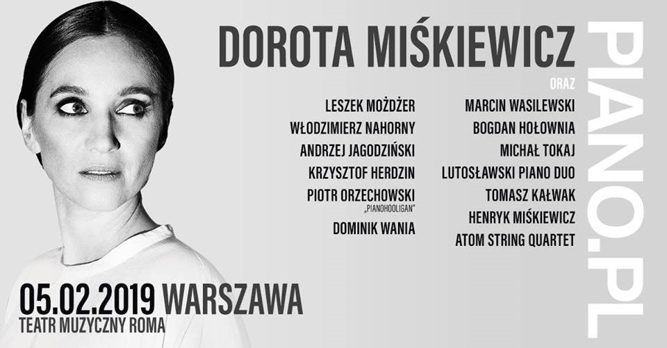 Dorota Miśkiewicz na koncercie PIANO.PL 