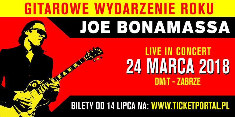 Joe Bonamassa w Zabrzu - Gitarowe wydarzenie roku!