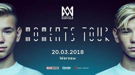 Marcus & Martinus w Polsce - w ramach europejskiej trasy Moments Tour!