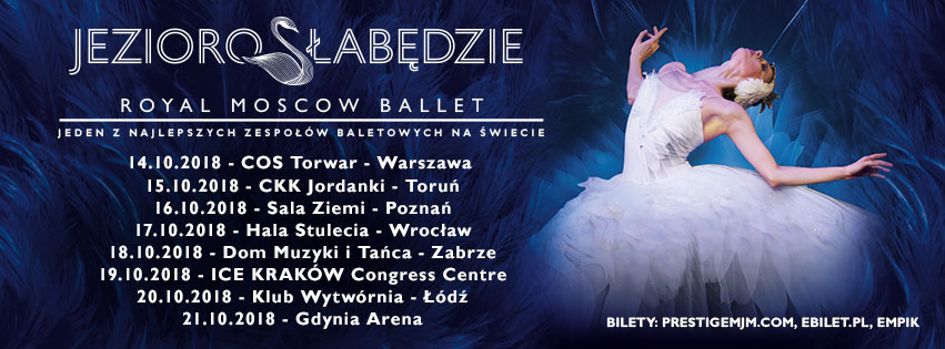Rosyjscy mistrzowie baletu wystąpią w ośmiu miastach!