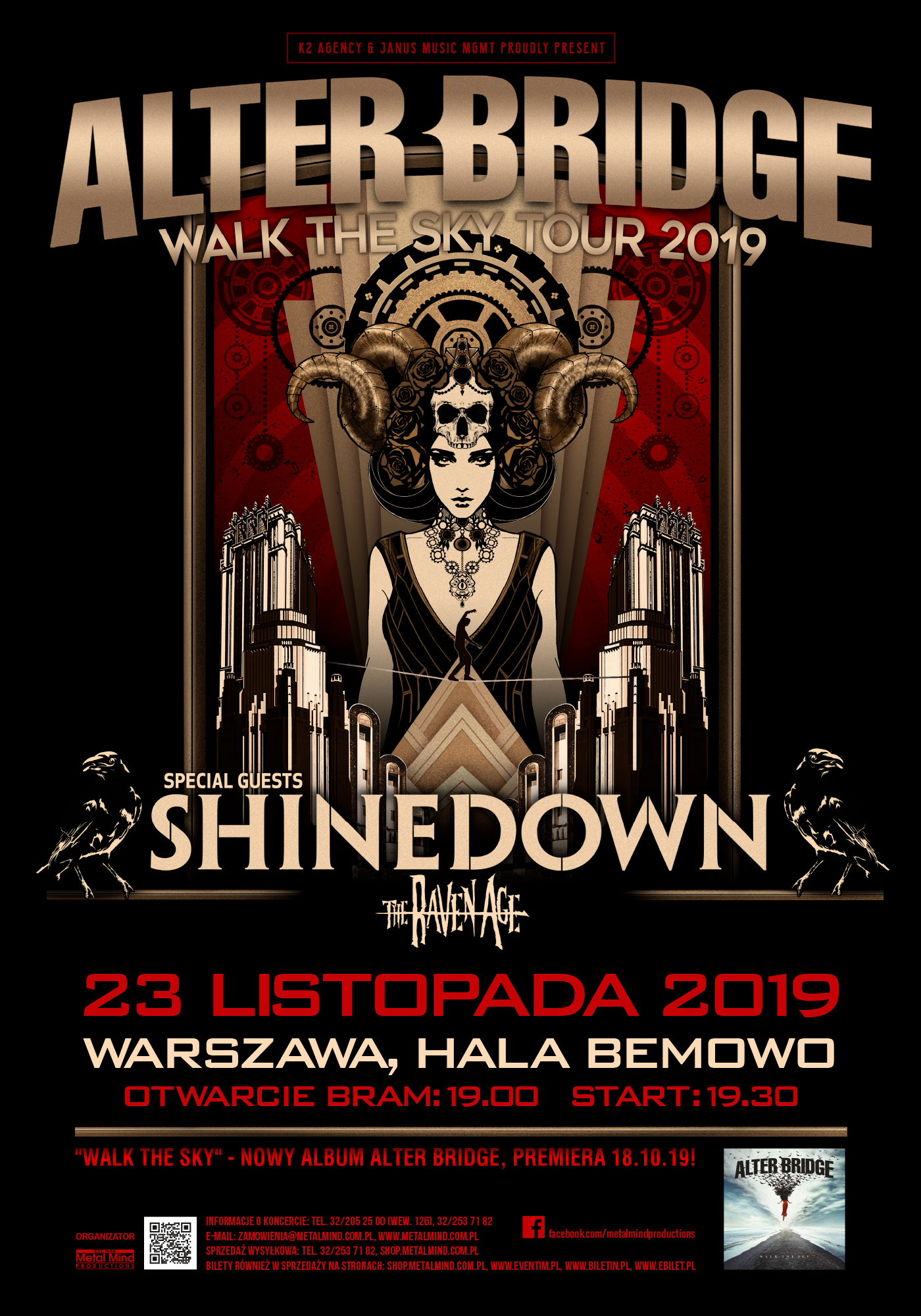 Alter Bridge na jednym koncercie w Polsce!