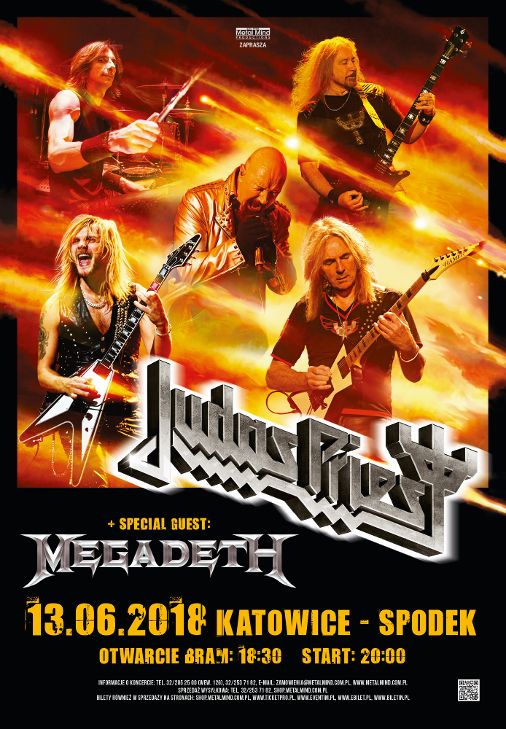 Judas Priest i Megadeth na jedynym koncercie w Polsce!