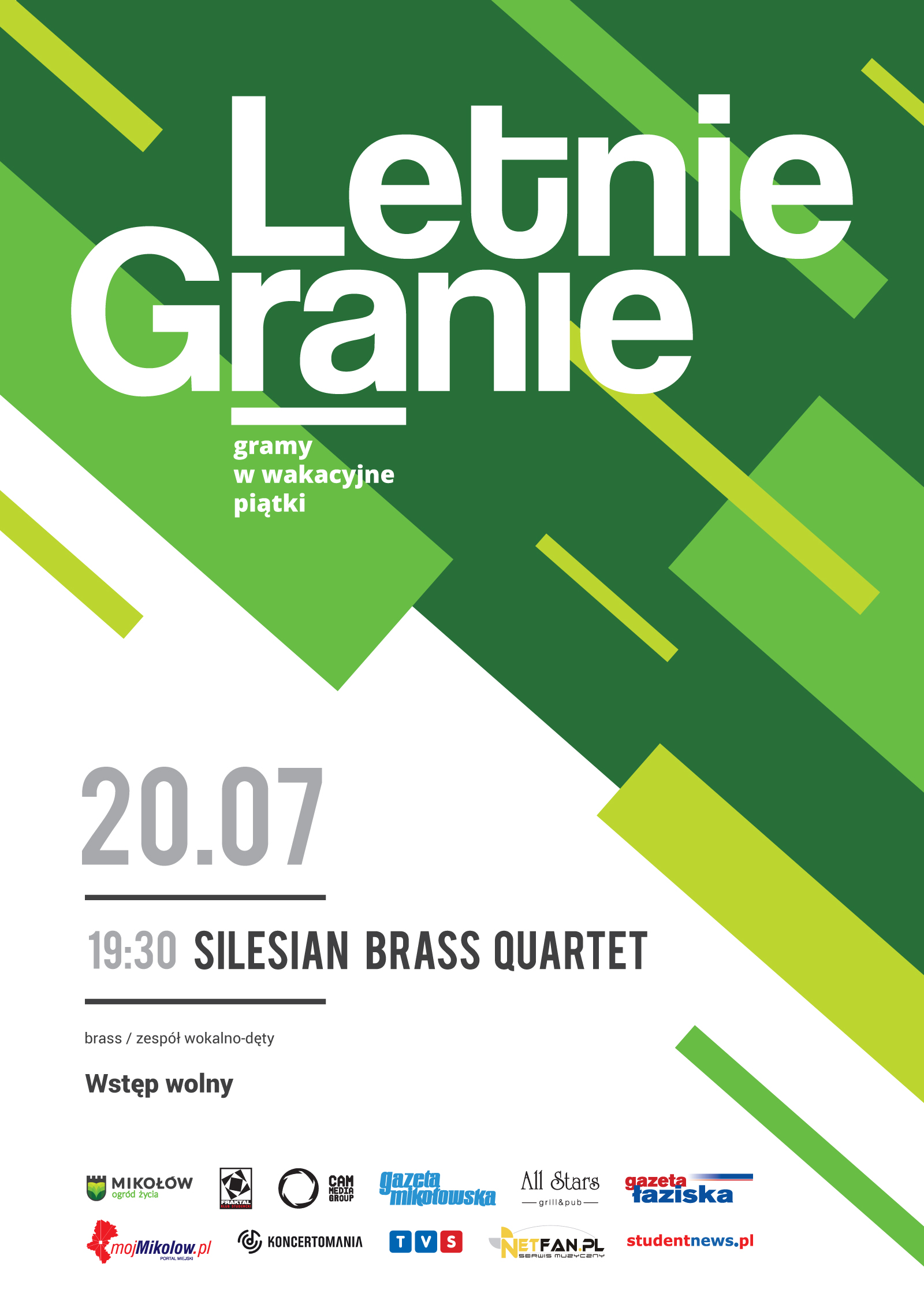 20.07 Silesian Brass Quartet- Letnie Granie Mikołów 2018