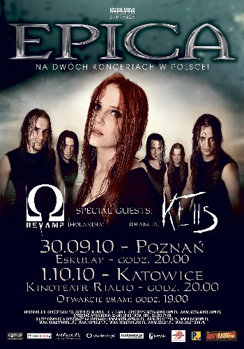 Epica - koncert w Poznaniu już dziś, jutro zagrają w Katowicach
