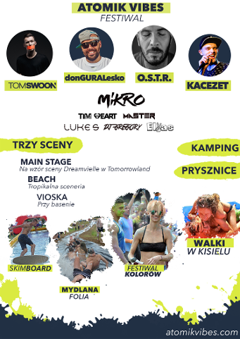 Polski Tomorrowland -  festiwal muzyczny  Atomik Vibes!