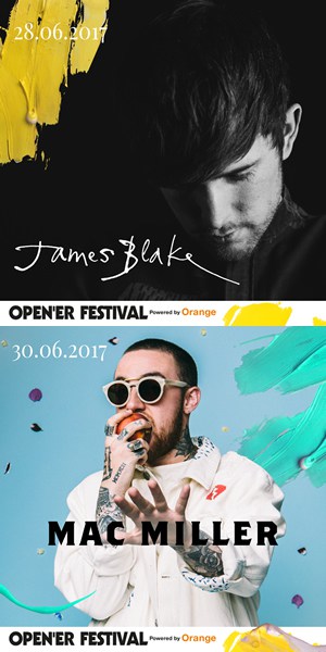 Mac Miller i James Blake nowymi artystami Open’era!
