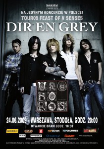 Dir en Grey na jedynym koncercie w Polsce
