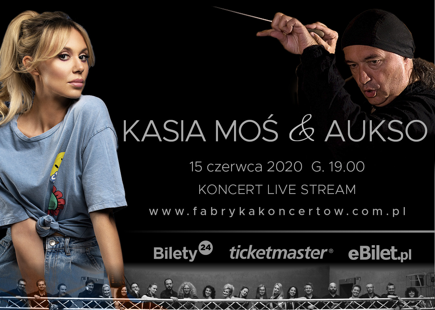 Weź udział w wyjątkowym koncercie: Kasi Moś z orkiestrą AUKSO on-line 