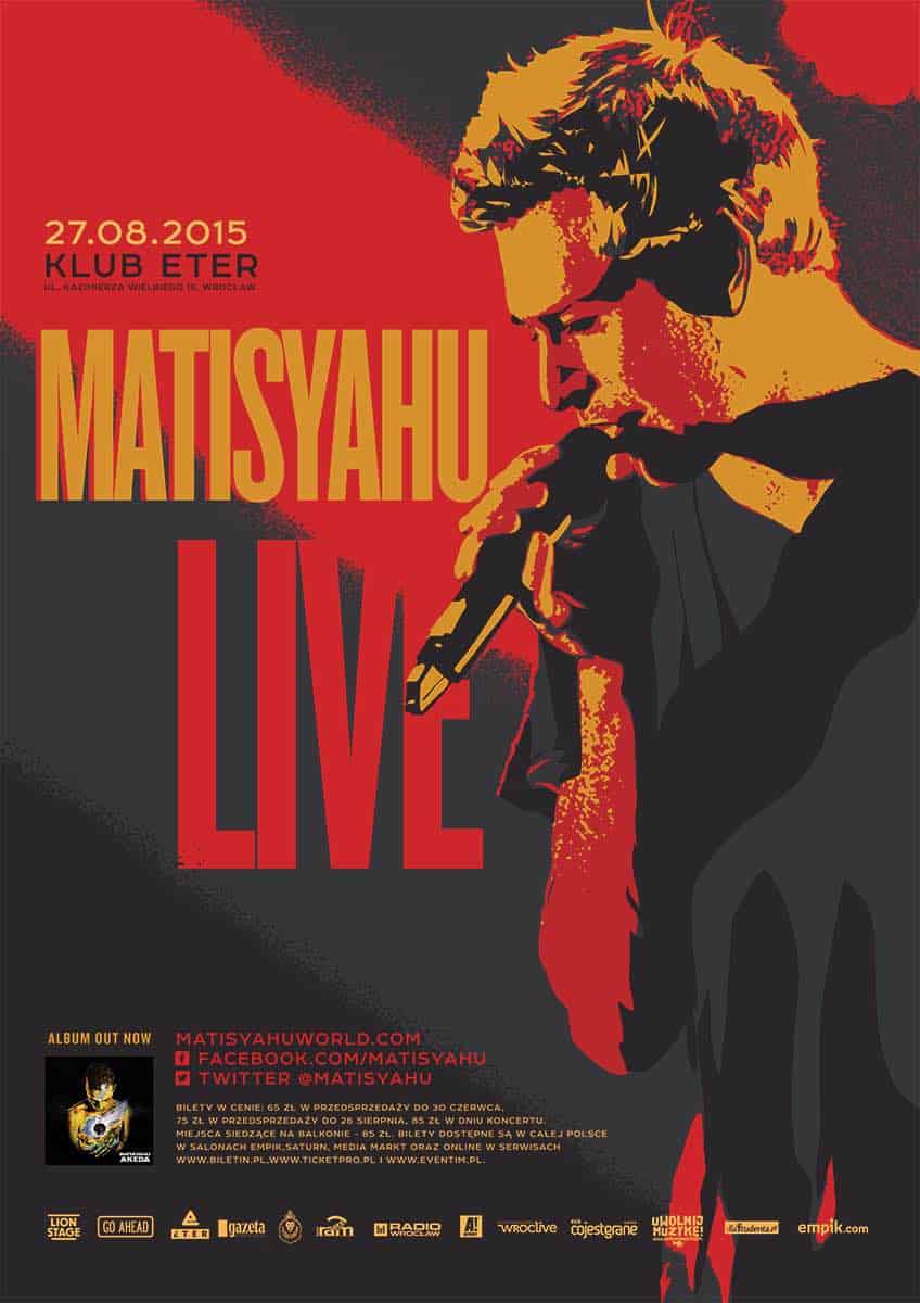 Koncert Matisyahu w klubie Eter już w sierpniu!
