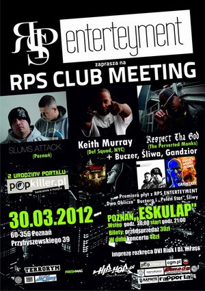 Keith Murray na RPS Club Meeting vol.1 Bilety już dostępne!  