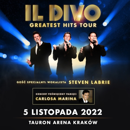 IL DIVO – koncert w Krakowie o tydzień wcześniej!