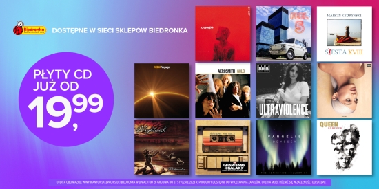 Nowe płyty CD w ofercie sklepów Biedronka