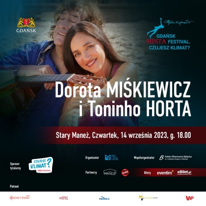Dorota Miśkiewicz i Toninho Horta - Koncertowa premiera albumu Bon Amigos  na Gdańsk Siesta Festival