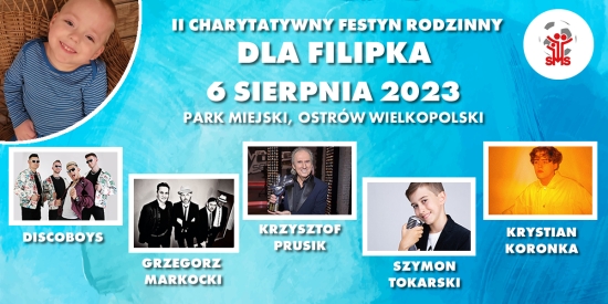 II charytatywny Festyn Rodzinny dla Filipka w Ostrowie Wielkopolskim pod patronatem medialnym NetFan.pl