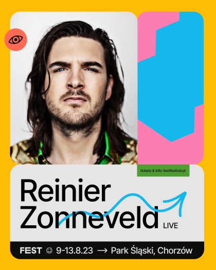 Reinier Zonneveld Dołącza Do Line-upu Fest Festivalu! Ostatnie Tańsze Bilety Dostępne Do Północy