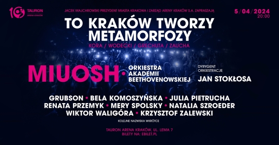 Natalia Szroeder I Krzysztof Zalewski Wystąpią Podczas Koncertu To Kraków Tworzy Metamorfozy