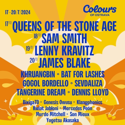 Największy czeski festiwal Colors of Ostrava prezentuje: Lenny Kravitz, Sam Smith, Queens of the Stone Age i James Blake!