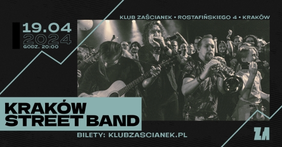 Kraków Street Band - Zgrabne połączenie folku, jazzu i bluesa wyjęte prosto z krakowskich ulic