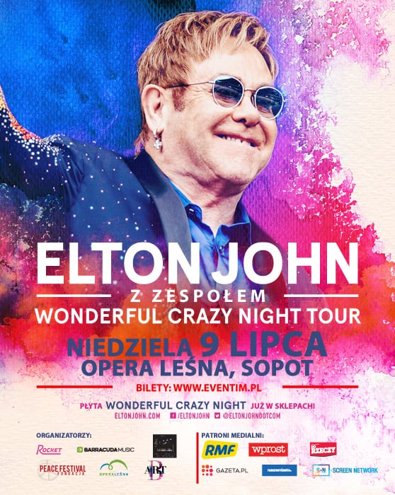 Widowiskowy koncert Eltona Johna w Sopocie!